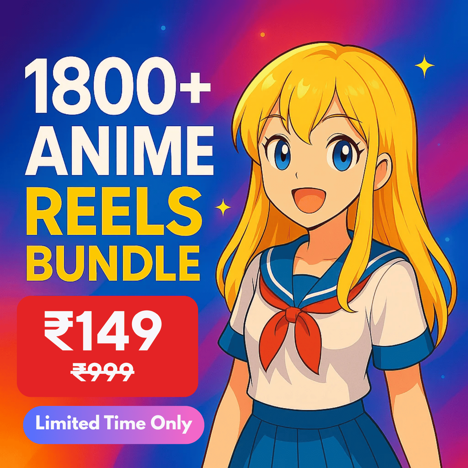 1800 Anime Reels Bundle